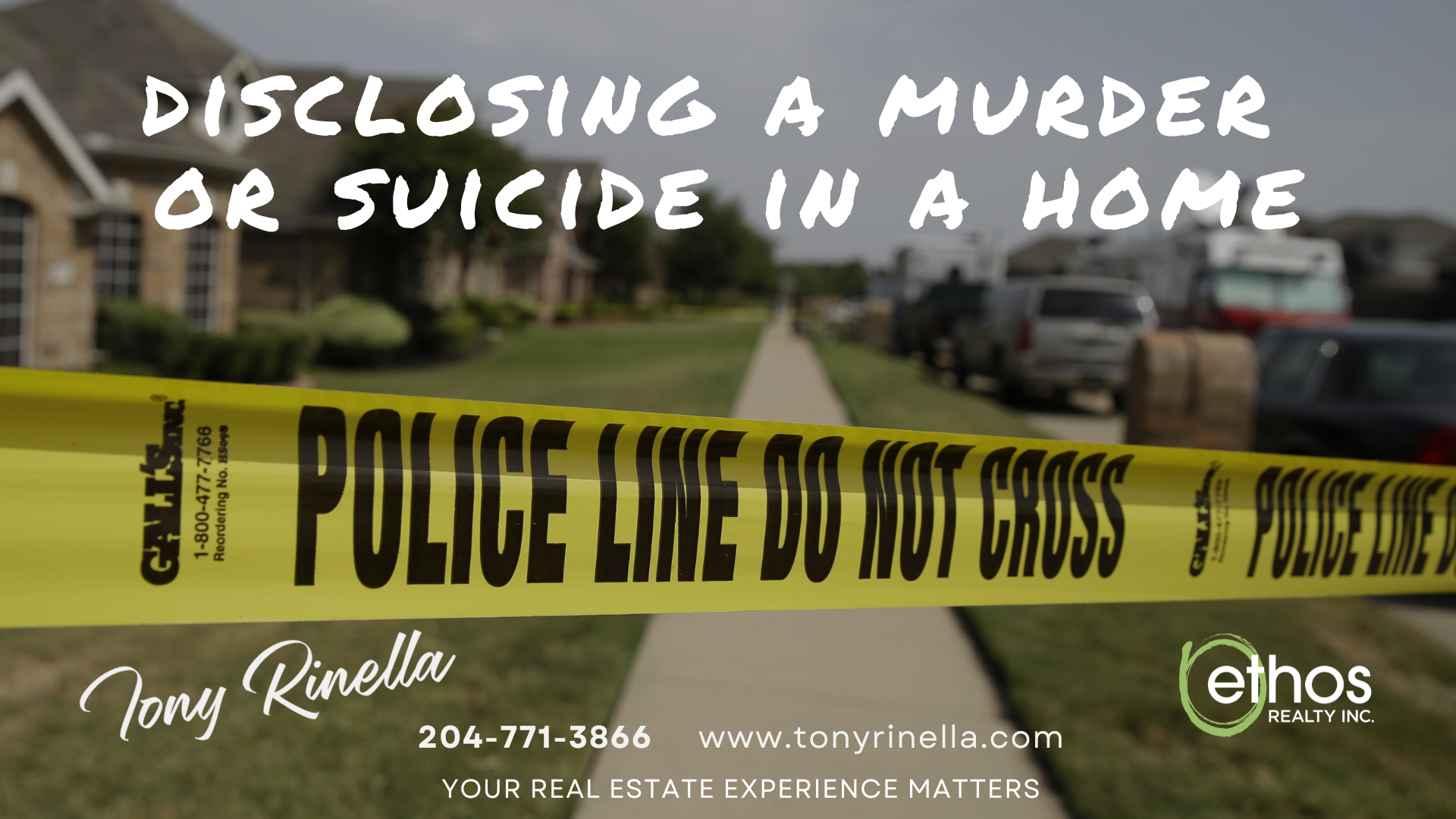 Is there a Duty to Disclose a Murder or Suicide When Selling a Home in Manitoba?