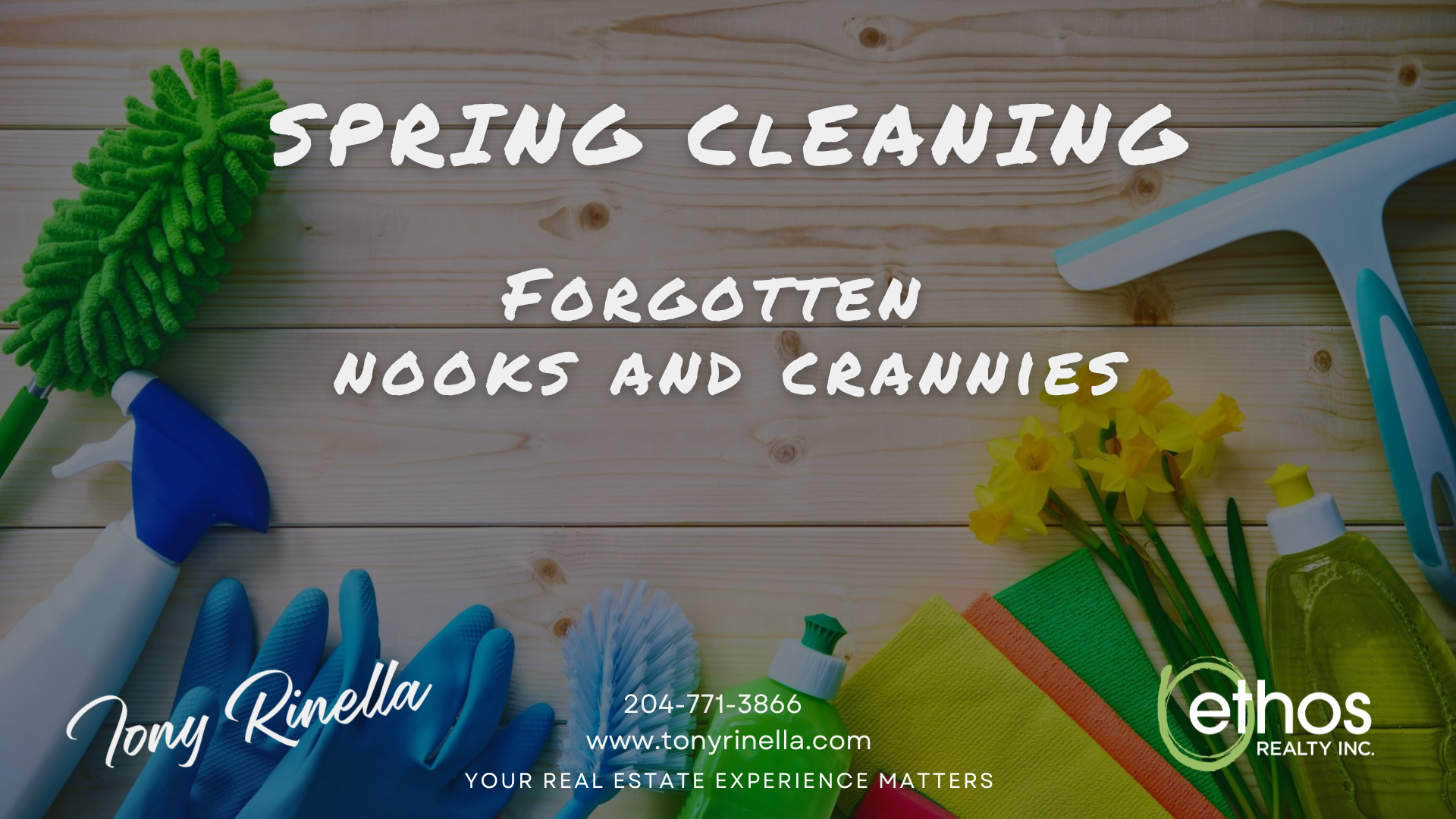 SPRING CLEANING FORGOTTEN NOOKS & CRANNIES